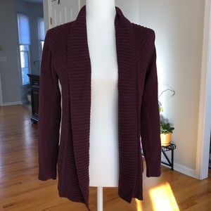 Croft & barrow wine colored sweater
